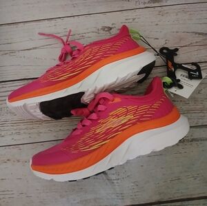 Avia Women's Jumbo Sneakers Vibrant Pink and Orange Athletic Shoes Size 7 1/2